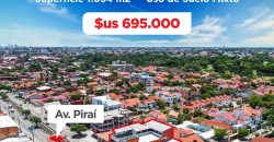 VENTA DE INVERSION INMUEBLE COMERCIAL SOBRE AVENIDA PIRAI A PRECIO DE TERRENO