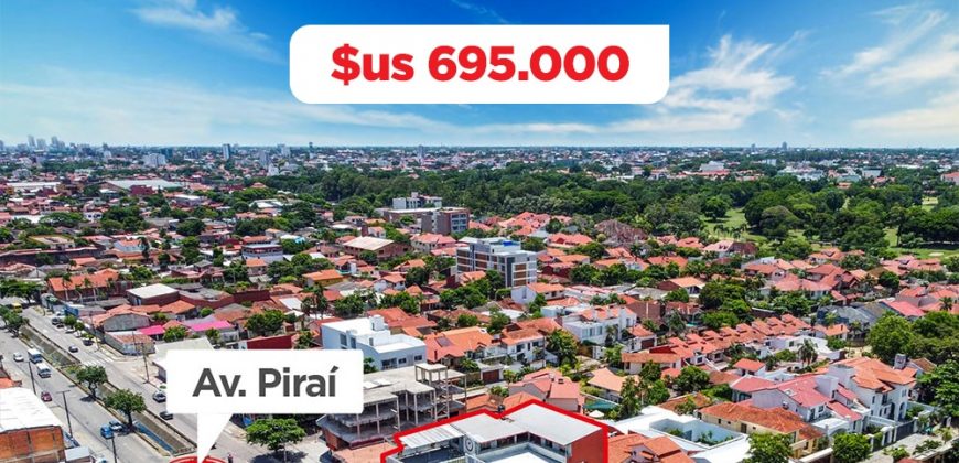 VENTA DE INVERSION INMUEBLE COMERCIAL SOBRE AVENIDA PIRAI A PRECIO DE TERRENO