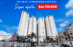 HERMOSO Y AMPLIO DEPARTAMENTO EN VENTA CONDOMINIO TORRE OLIMPO