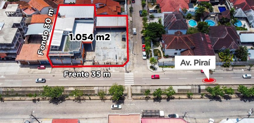 VENTA DE INVERSION INMUEBLE COMERCIAL SOBRE AVENIDA PIRAI A PRECIO DE TERRENO