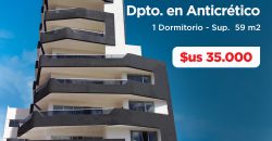 Departamento en ANTICRÉTICO