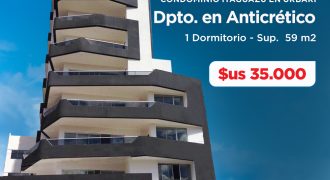 Departamento en ANTICRÉTICO