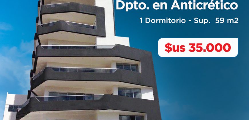 Departamento en ANTICRÉTICO