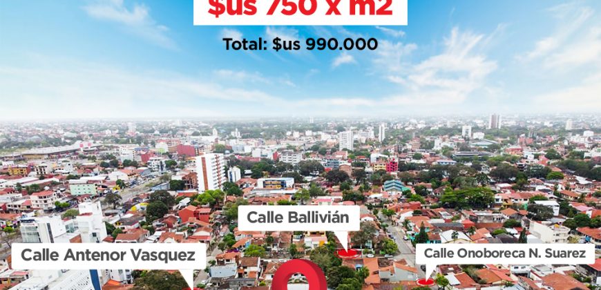 Terreno en Venta – Av. Melchor Pinto