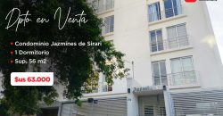 HERMOSO DEPARTAMENTO DE 1 DORMITORIO EN JAZMINES DE SIRARI