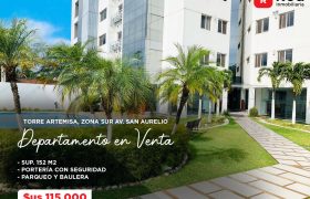 TORRE ARTEMISA- DPTO. EN VENTA