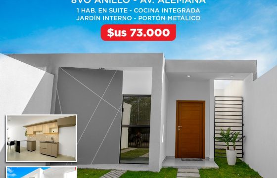 ALEMANA CASA EN VENTA 8vo. ANILLO