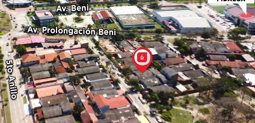 CASA EN VENTA ZONA NORTE AV. BENI 5TO ANILLO